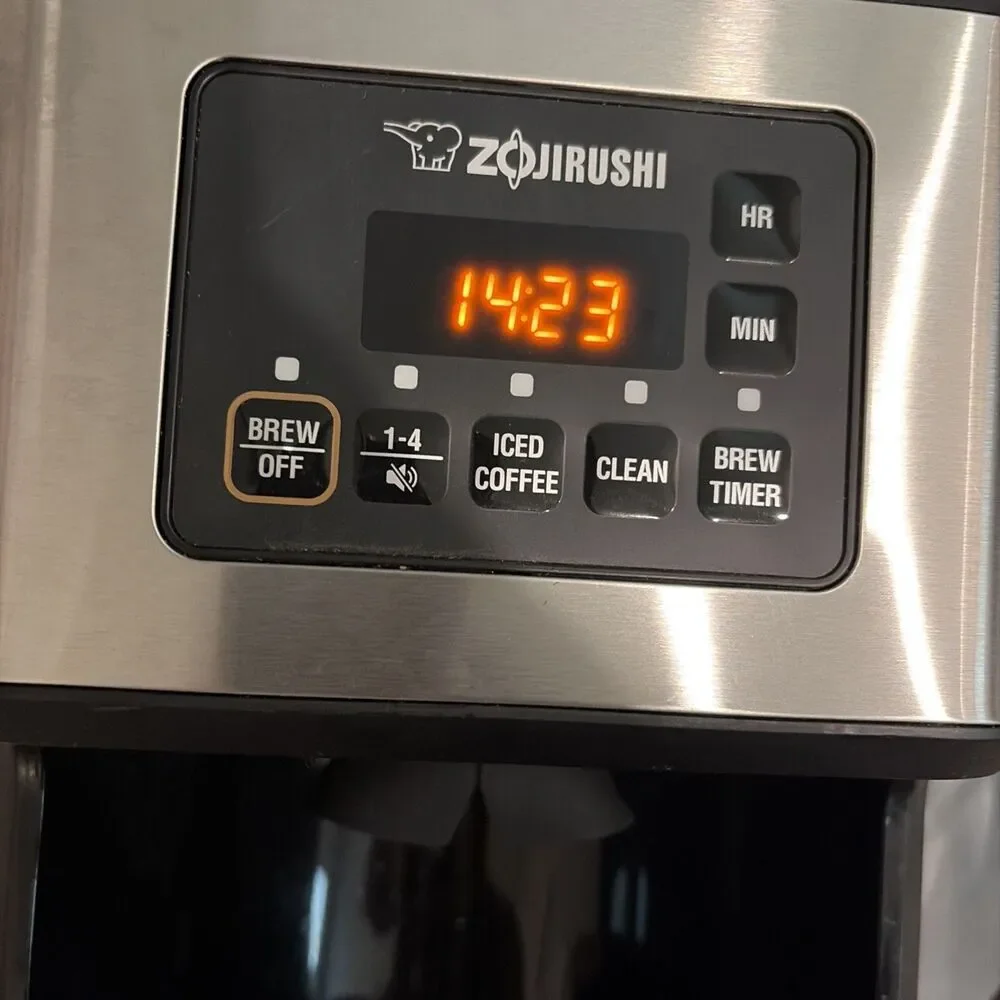 Zojirushi EC-ESC120 Filter Coffee Machine Glass Carafe Digital Controls 12 Cups